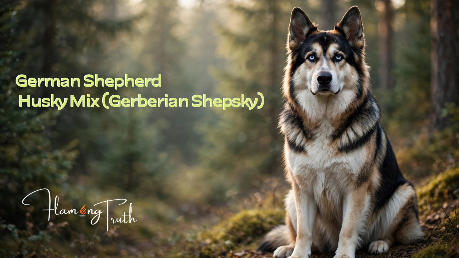 German Shepherd Husky Mix (Gerberian Shepsky)