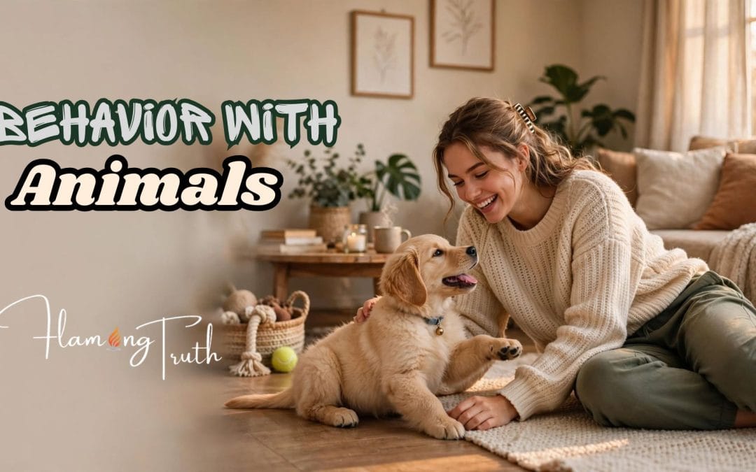 Behavior with animals