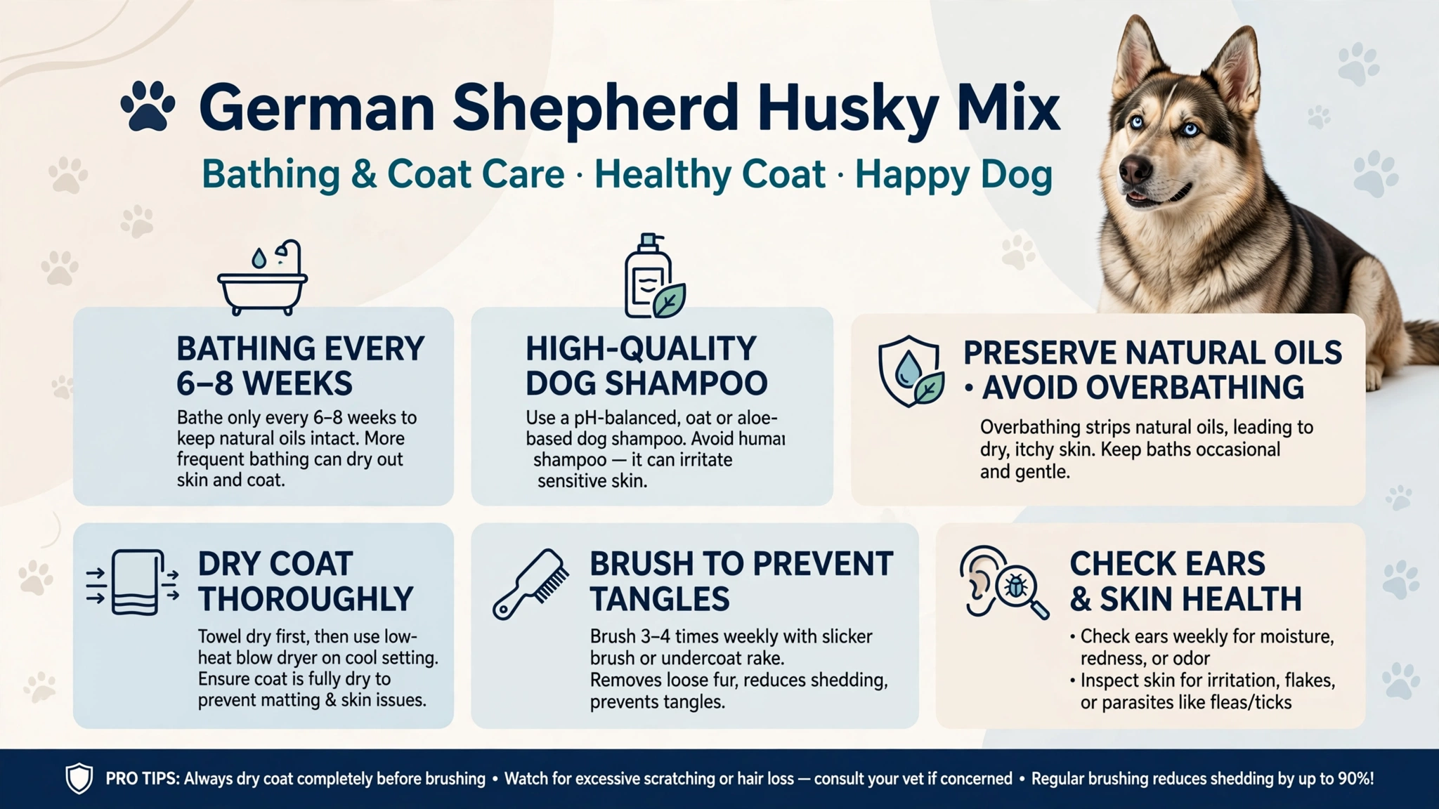german_shepherd_husky_mix_bathing_coat_care_guid