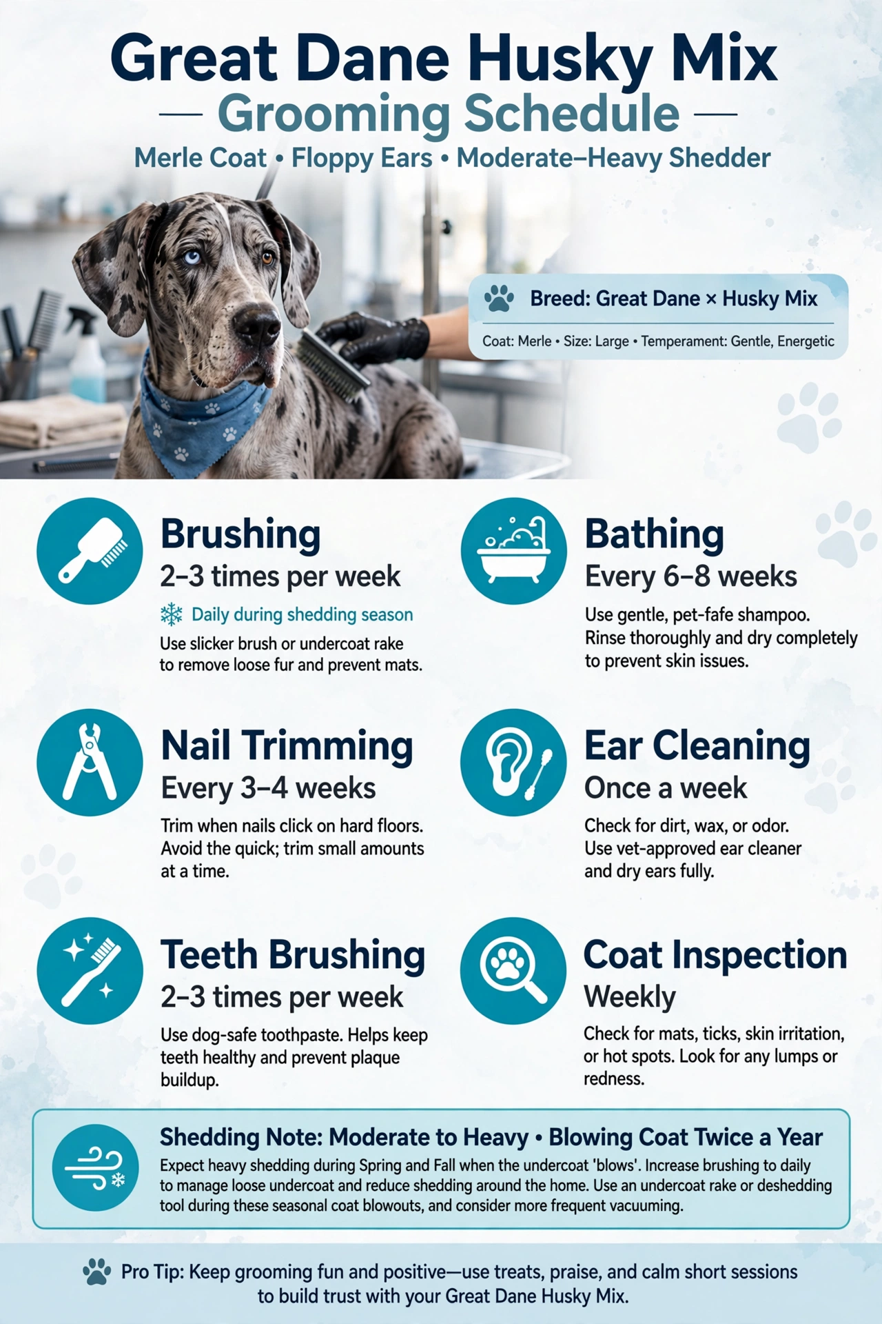 great_dane_husky_grooming_schedule