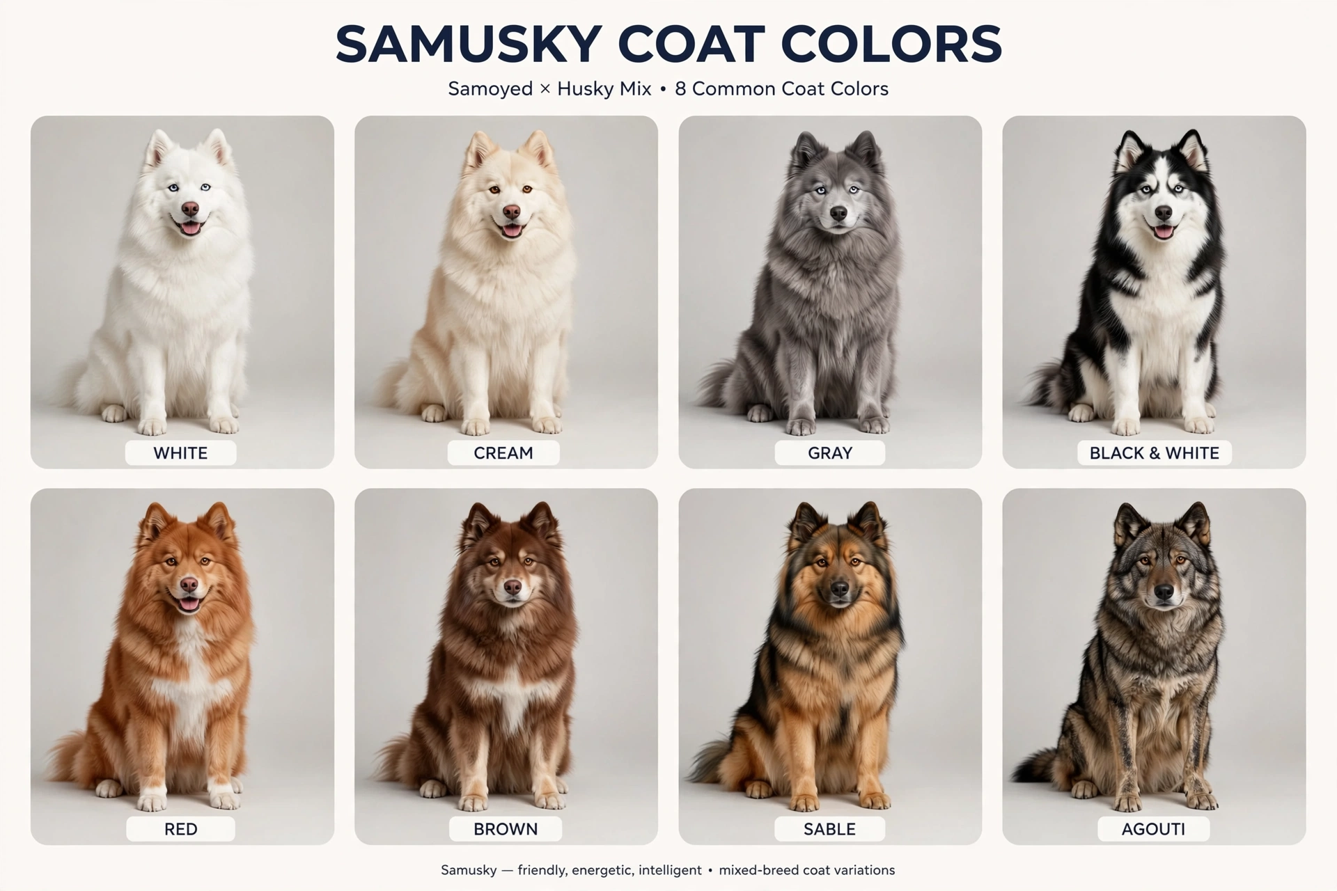 samusky_coat_colors samusky_coat_colors