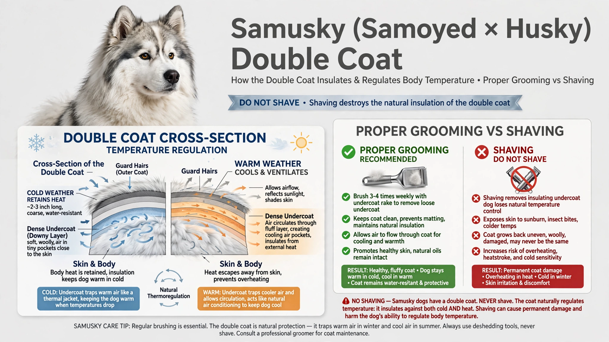 to_samusky_double_coat_education_poster_shaving to_samusky_double_coat_education_poster