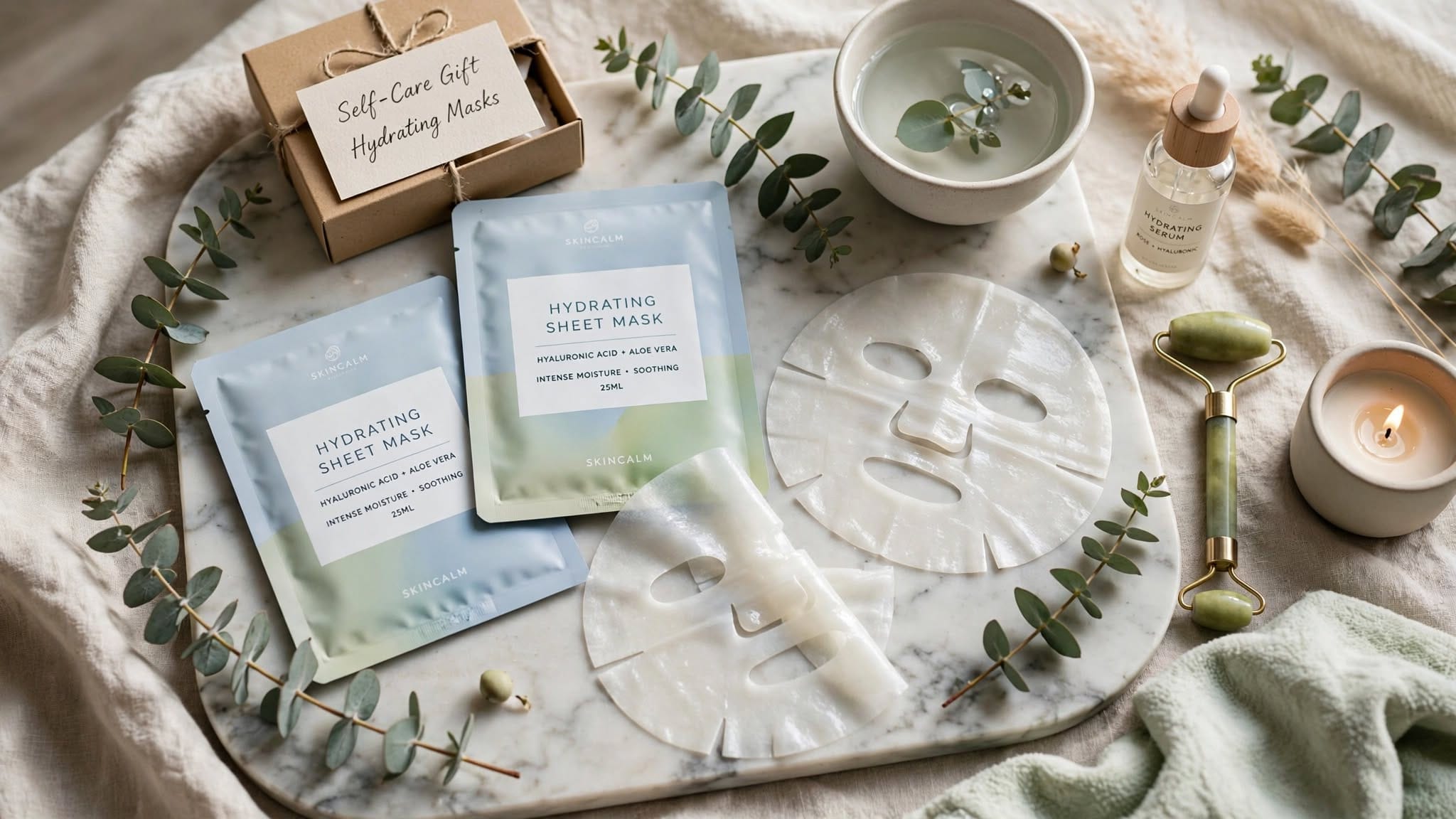 Hydrating face masks for a relaxing skincare routine